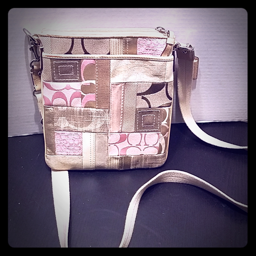 Cute COACH multcolori crossbody